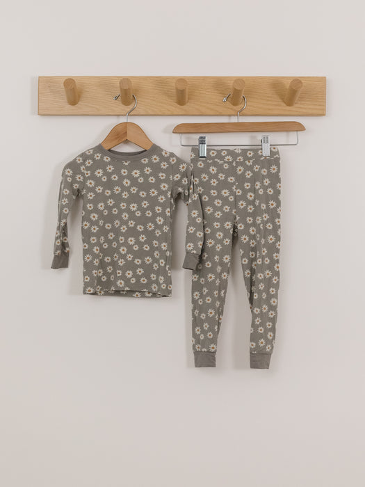 Mebie Baby Daisy Pajama Set
