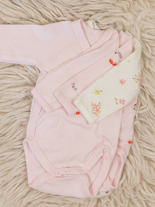 Petit Bateau Set of 3 Long Sleeve Onesies