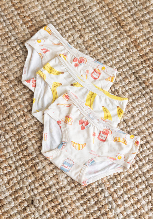 Kids Undies - Breakfast/Banana