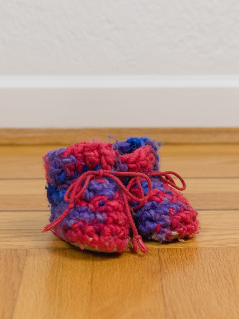 Padraig Knit Booties — Thistle Wren - Main Image