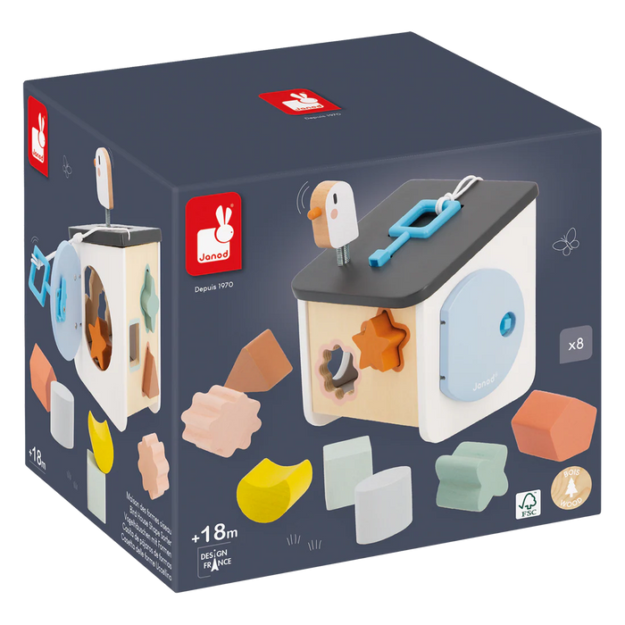 Sweet Cocoon: Bird House Shape Sorter