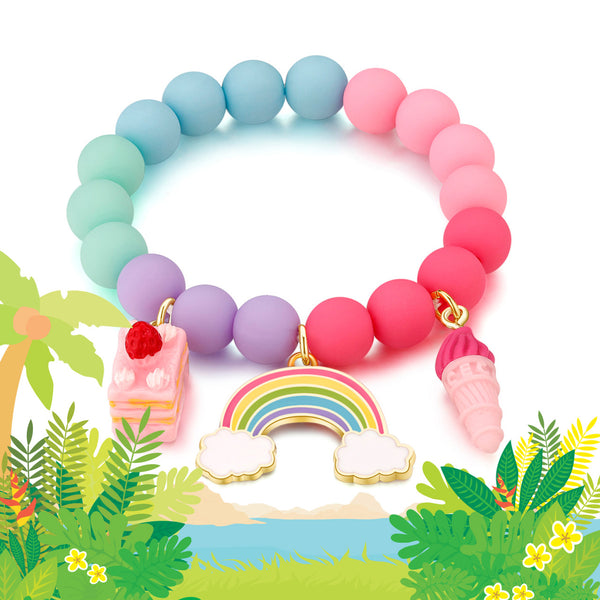 Charming Whimsy Bracelet - Rainbow