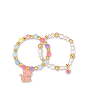 For the Love of The Cat Duo Bracelet
