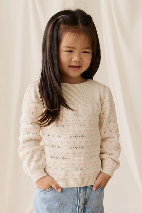 Norah Jumper - Norah Jacquard Tofu