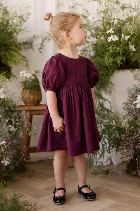 Organic Cotton Frannie Dress - Fig