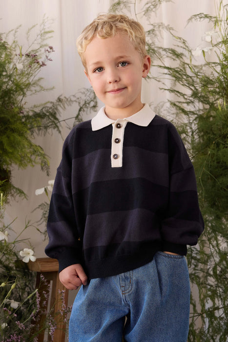 Rowan Knit Jumper - Rowan Stripe