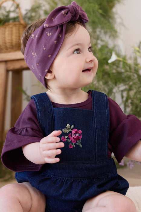 Calianna Playsuit - Deep Sea Denim Orchid Rose