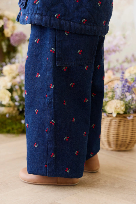 Amandine Pant - Cerise Denim