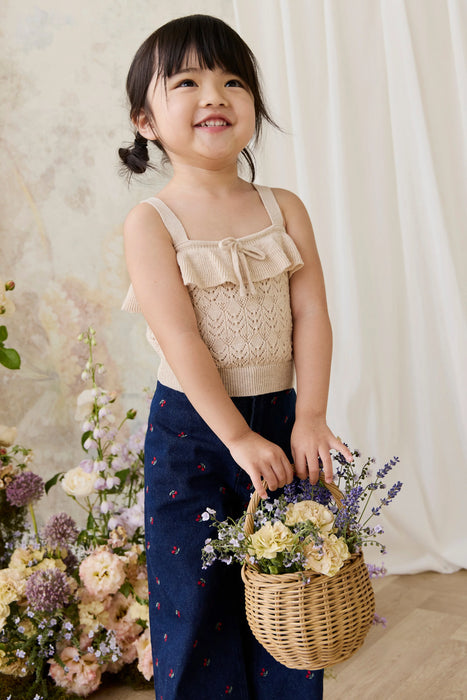 Amandine Pant - Cerise Denim