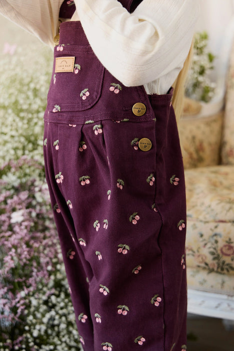 Blair Overall - Cherry Fig