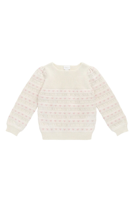 Norah Jumper - Norah Jacquard Tofu