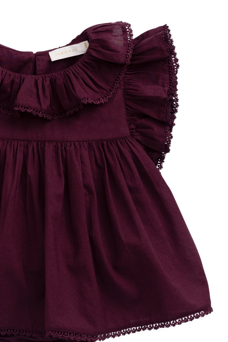 Organic Cotton Frannie Playsuit - Fig
