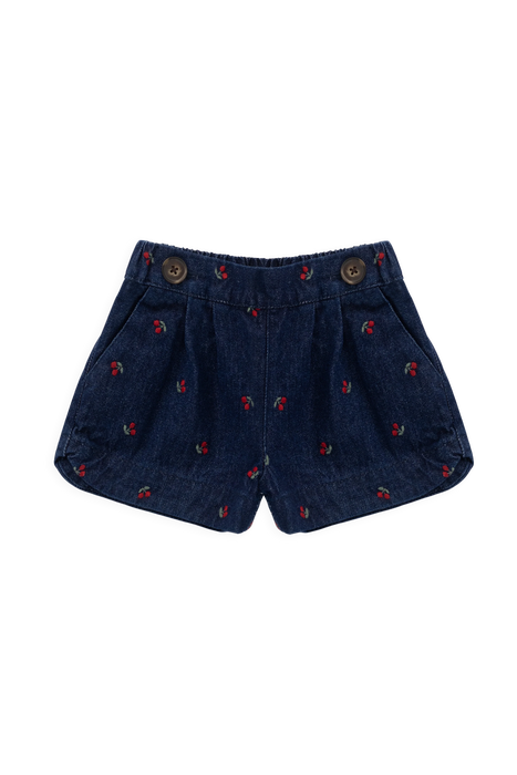 Jardine Short - Cerise Denim