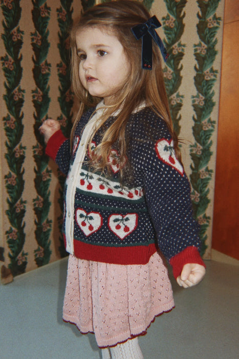 BELOU CARDIGAN - cherry