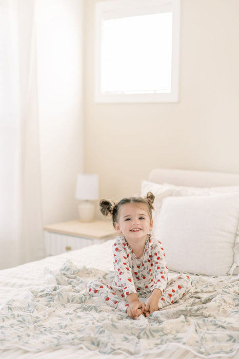 Two Piece Sleep Set - Summer Strawberries (by Solange Pilote)
