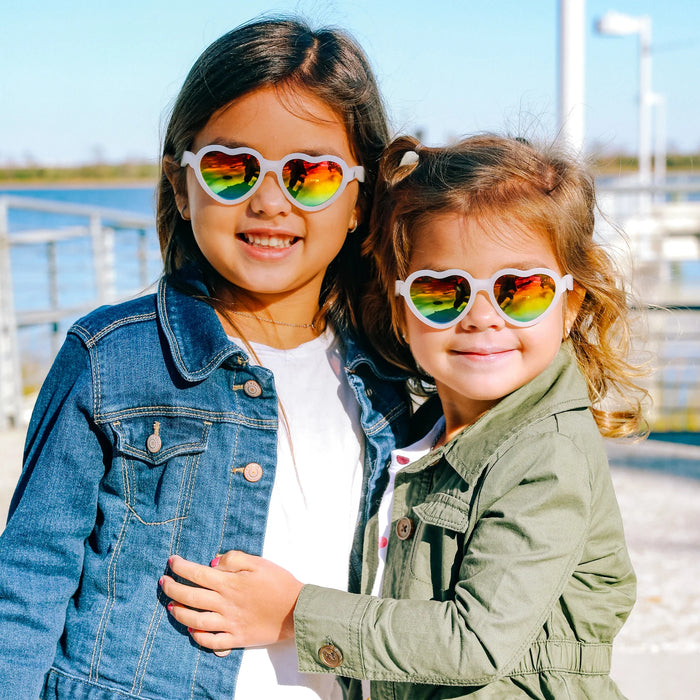 Limited Edition Heart Non-Polarized Sunglasses || THE RAINBOW