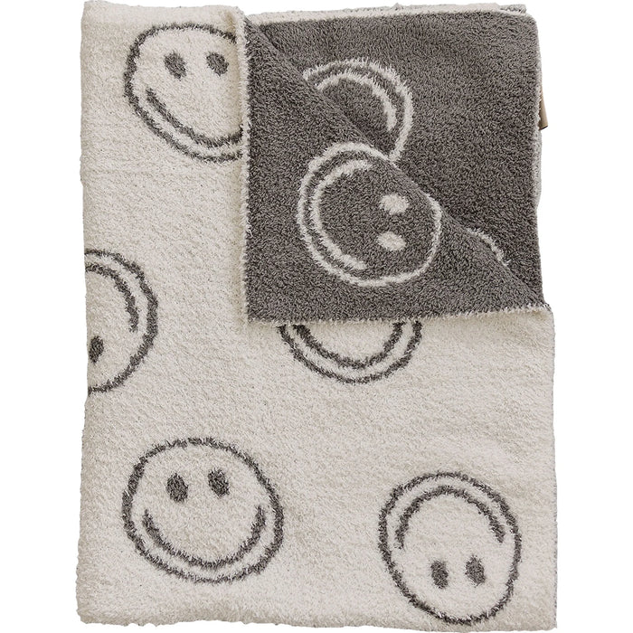 Smiley Plush Blanket