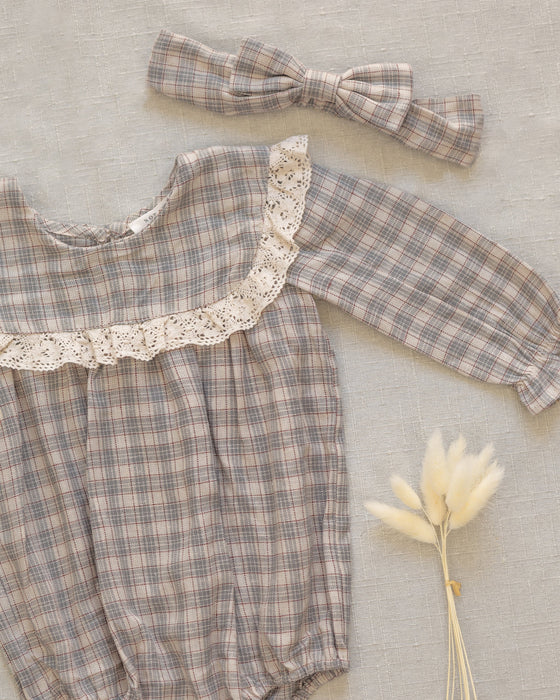 Noelle Romper Fall Plaid