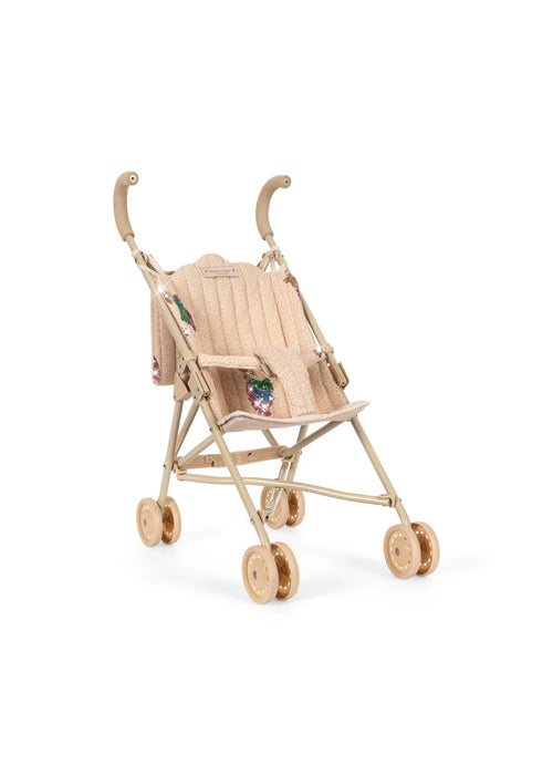 TULLE DOLL STROLLER - rainbow star
