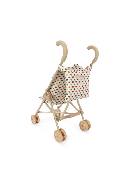 DOLL STROLLER - coeur coloré