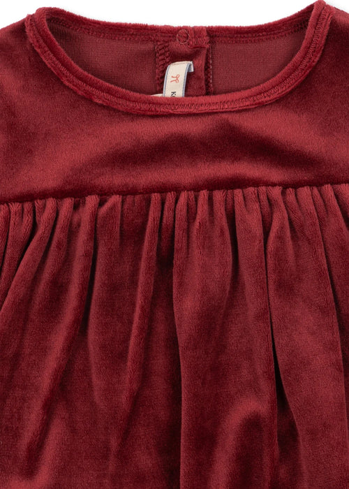 JINGLE ROMPER DRESS - red dahlia