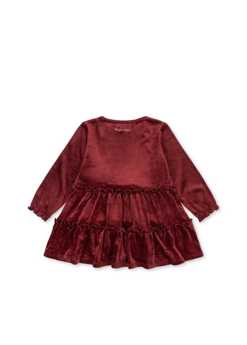JINGLE DRESS - red dahlia