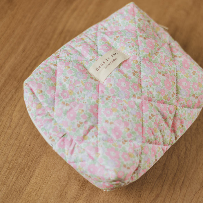 Quilted Pouch - Dans le sac x Liberty London - Pétale