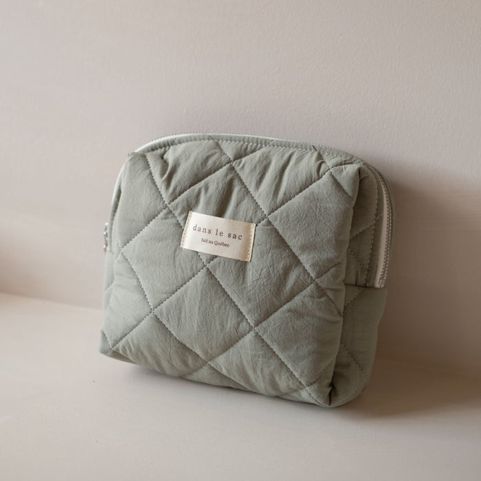 Pouch MAMA - Gingham Sage