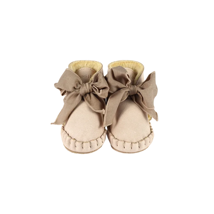 Pina Organza Booties | Powder Nubuck