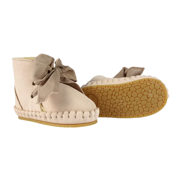 Pina Organza Booties | Powder Nubuck