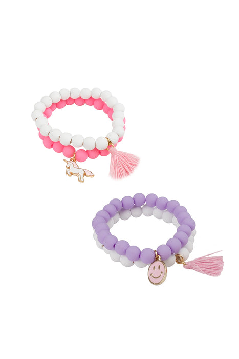 Pretty Pastel Soft TouchBracelet - Set of 2