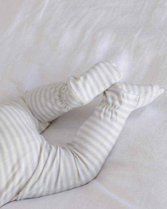 Zip Long Sleeve Sleeper Footie Cloud Stripe