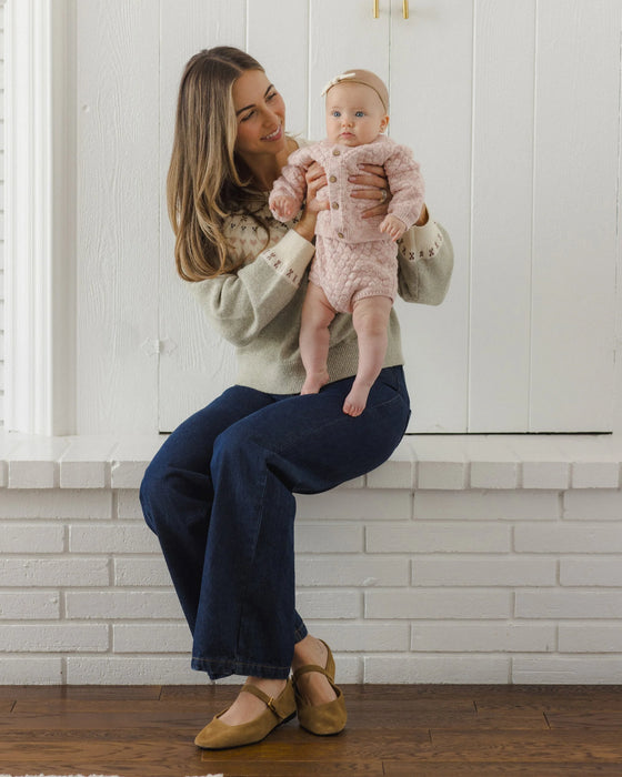 Women's Fair Isle Sweater Sage