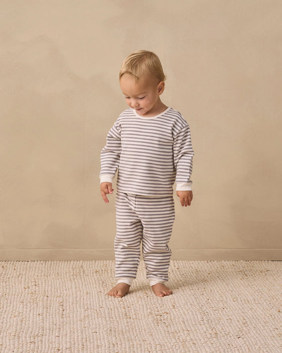 Cozy Set Slate Stripe