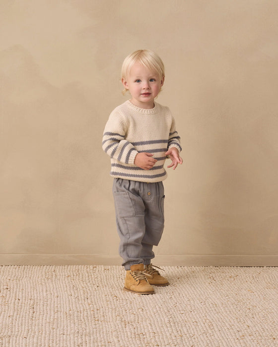 Rex Sweater Slate Stripe
