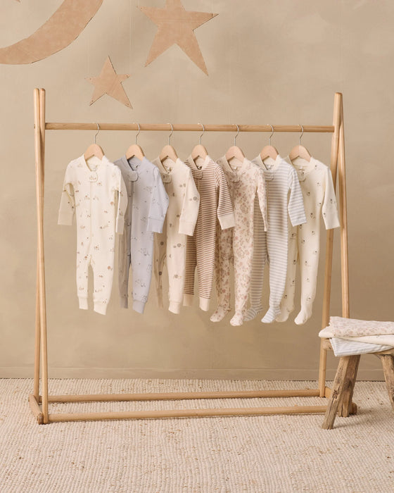 Zip Long Sleeve Sleeper Footie Cloud Stripe