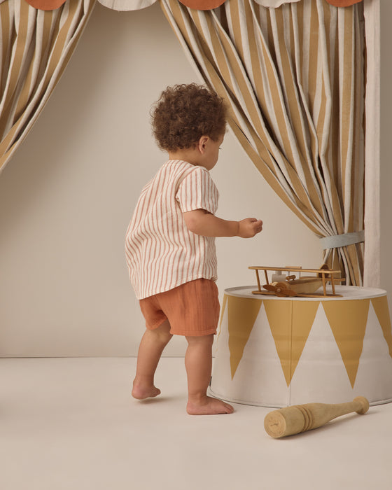 Woven Short Poppy