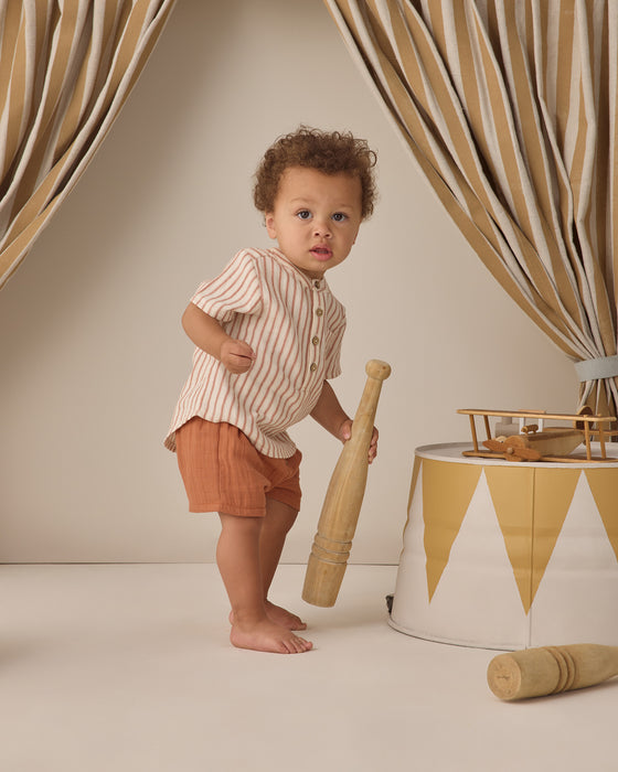 Woven Short Poppy