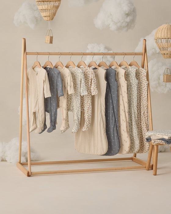 Bamboo Zip Footie Elephants