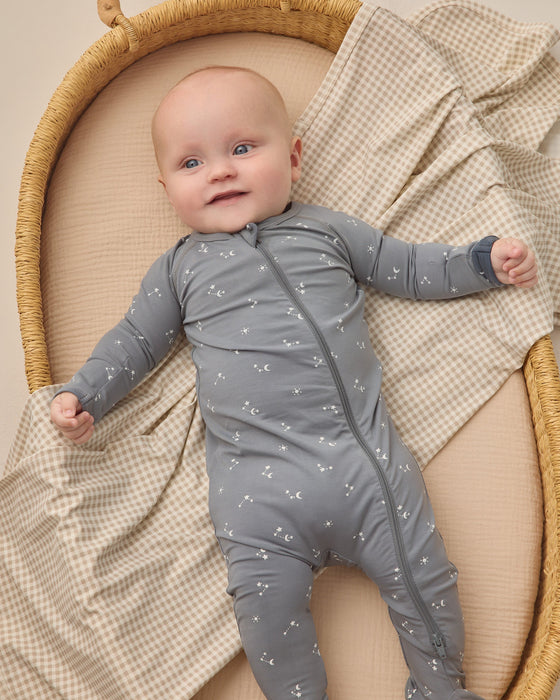 Bamboo Swaddle Oat Gingham