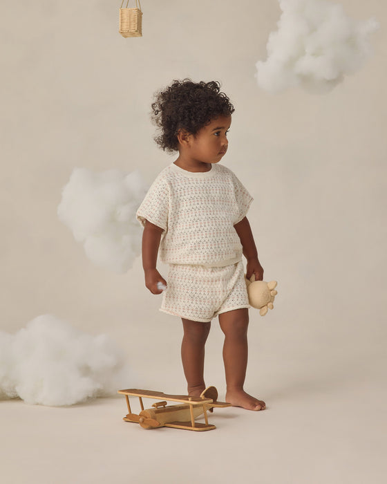 Relaxed Summer Knit Set Ivory