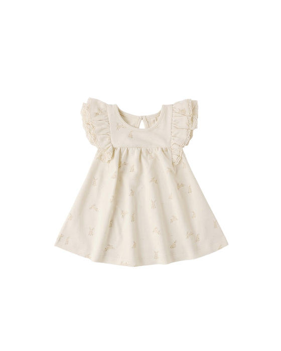 FLUTTER DRESS BUNNIES - NATURAL