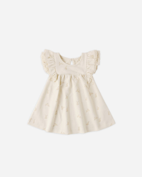 FLUTTER DRESS BUNNIES - NATURAL