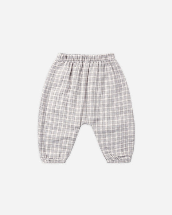 Woven Pant || Blue Gingham