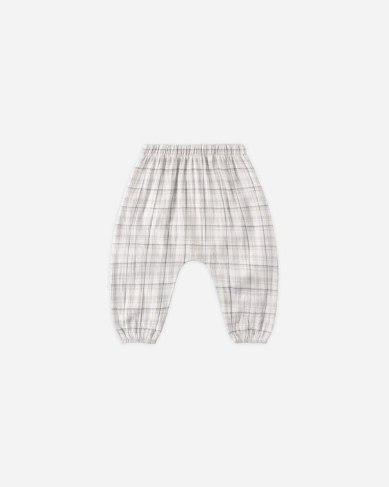 Woven Pant Blue Plaid