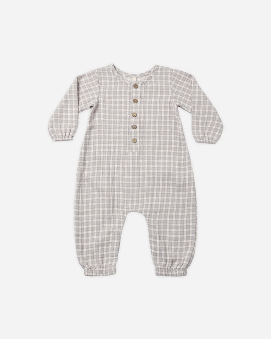 Woven Jumpsuit Blue Gingham