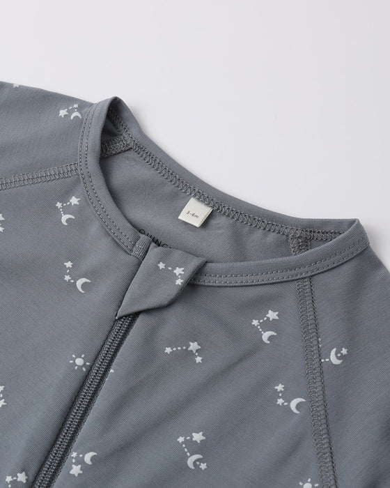 Bamboo Zip Footie Starlight