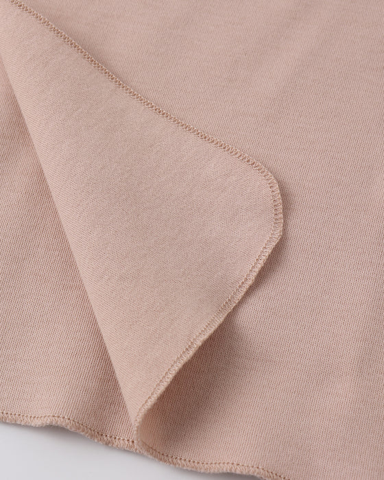 Wrap Top + Footed Pant Set Blush