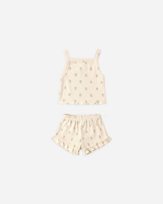 Evie Tank + Shortie Set Buttercup