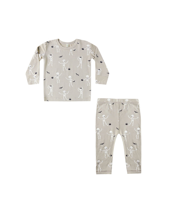Bamboo Pajama Set || Skeletons